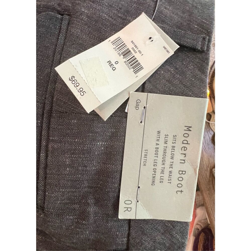 NWT GAP modern bootcut stretch trouser pants sz 0 - Picture 5 of 5